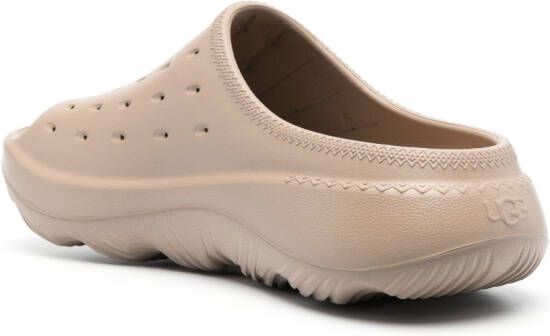 UGG Slippers met logo-reliëf Beige