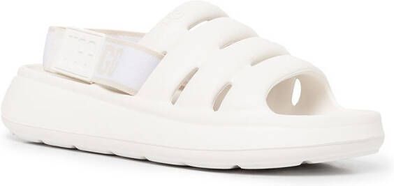 UGG Sport Yeah slingback slippers Wit