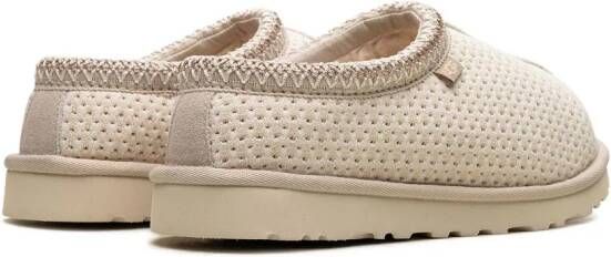 UGG Tasman Flecked "Ceramic Multi" gebreide slippers Beige