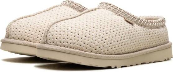 UGG Tasman Flecked "Ceramic Multi" gebreide slippers Beige