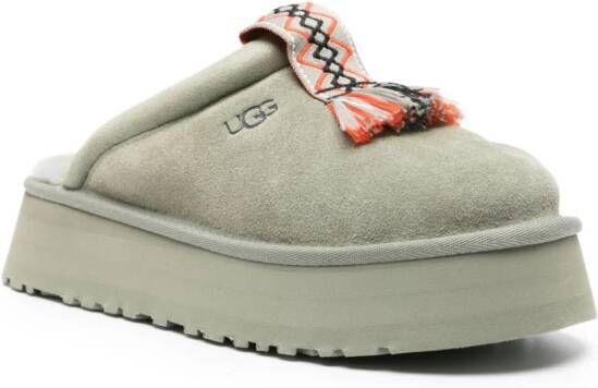 UGG Tazz suède slippers Groen