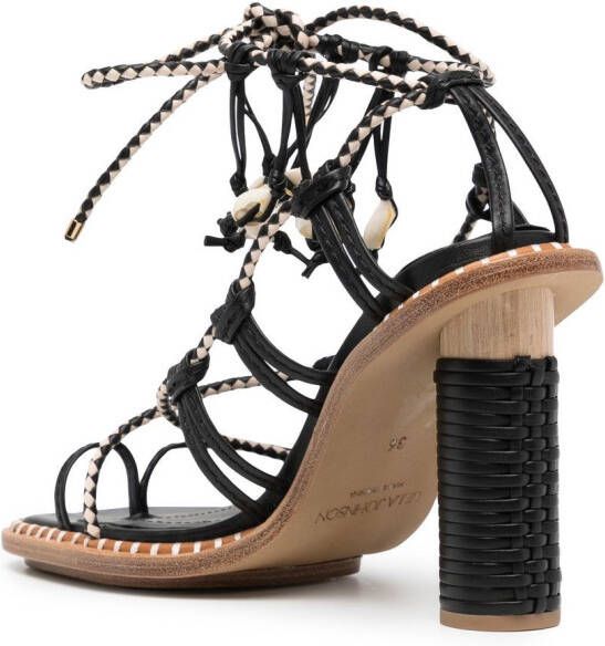 Ulla Johnson Cora sandalen met hak Zwart