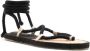 Uma | Raquel Davidowicz Roseira katoenen sandalen Zwart - Thumbnail 2
