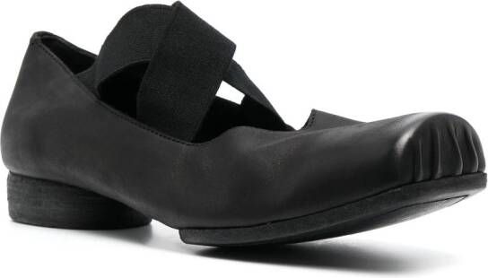 Uma Wang 23 mm leren ballerina's Zwart