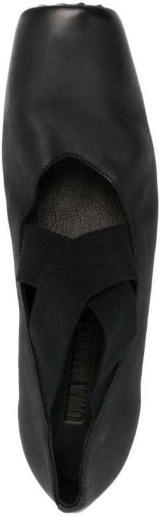 Uma Wang 23 mm leren ballerina's Zwart