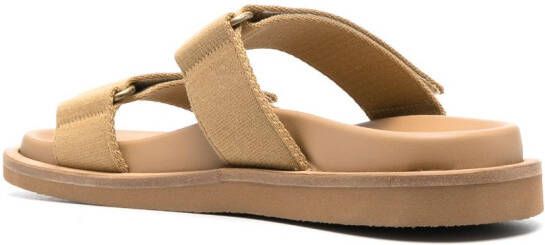 Uma Wang Sandalen met klittenband Bruin