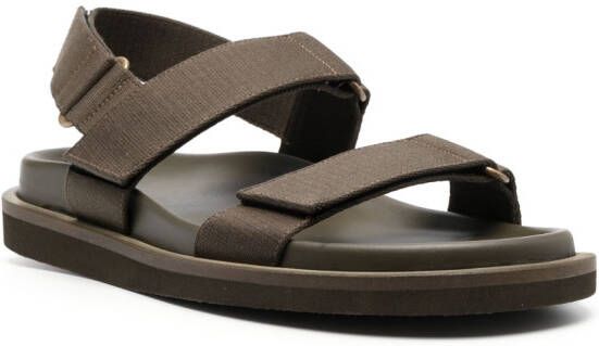 Uma Wang Sandalen met klittenband Groen