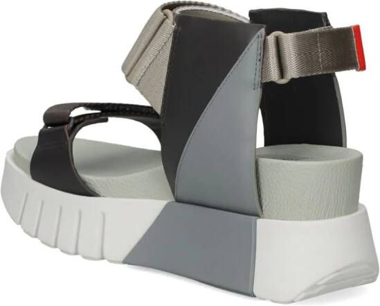 United Nude Delta Run sandalen met plateauzool Beige