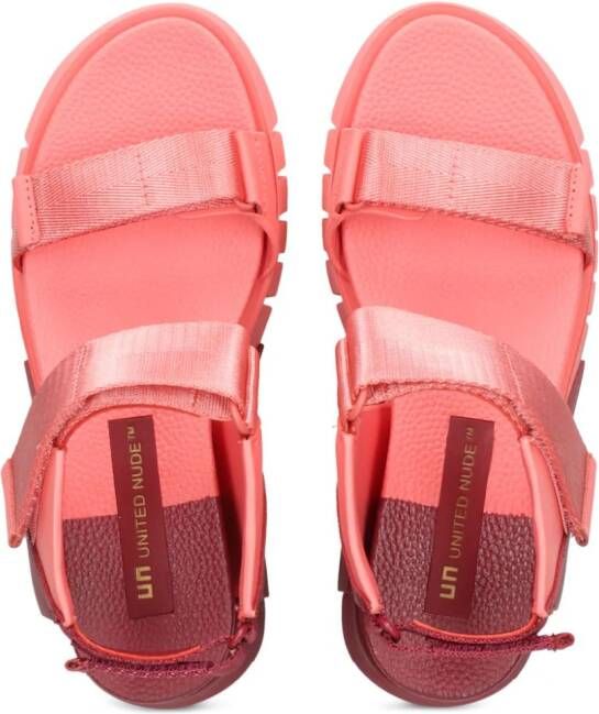 United Nude Delta Run sandalen met plateauzool Roze