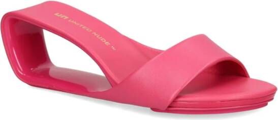 United Nude 65 mm Mobius sandalen van imitatieleer Roze