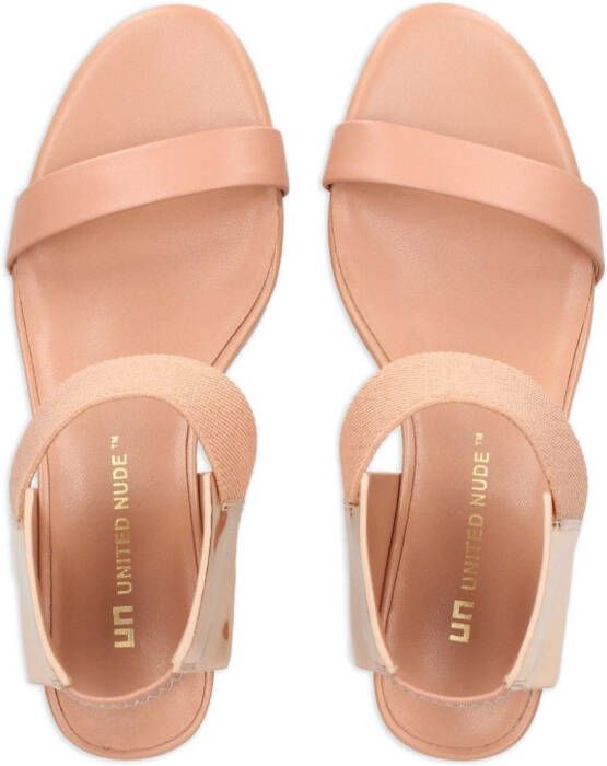 United Nude Raila leren sandalen Roze