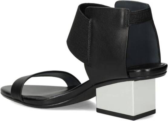 United Nude Raila leren sandalen Zwart