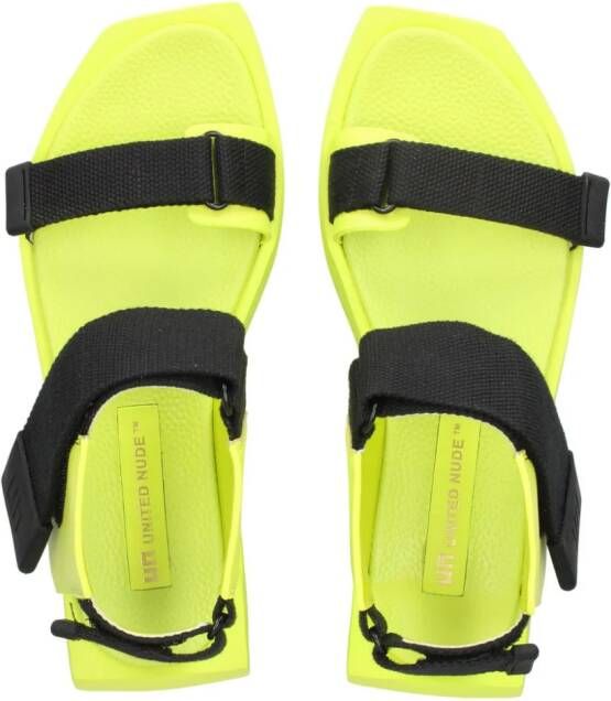 United Nude Wa Lo sandalen met plateauzool Groen