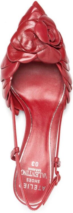 Valentino Garavani 03 Rose Edition slingback pumps Rood