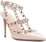 Valentino Garavani Rockstud pumps Roze - Thumbnail 2