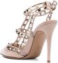 Valentino Garavani Rockstud pumps Roze - Thumbnail 3