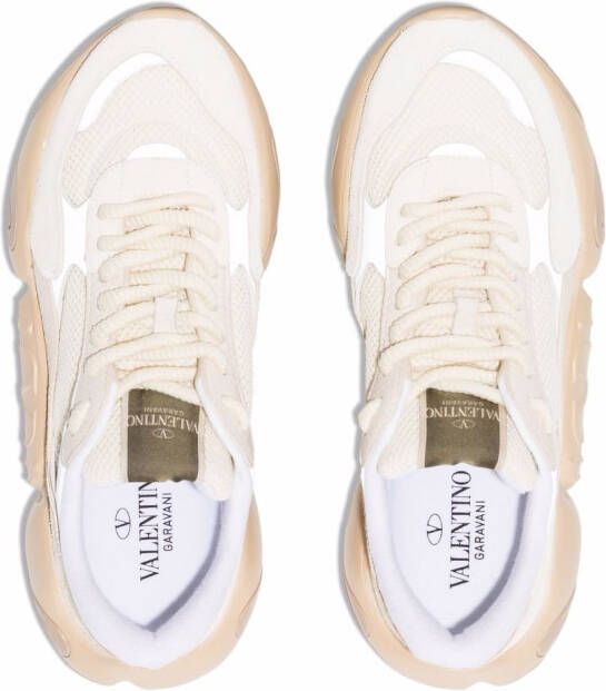Valentino Garavani Bubbleback chunky sneakers Beige