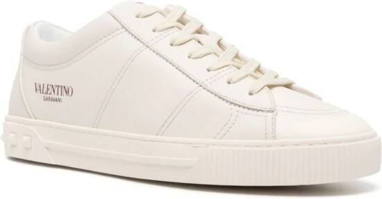 Valentino Garavani Cityplanet leren sneakers Wit