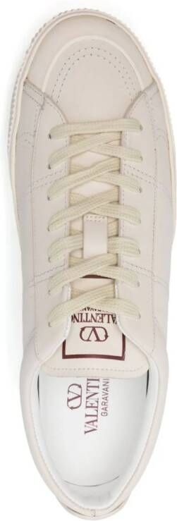 Valentino Garavani Cityplanet leren sneakers Wit