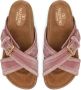 Valentino Garavani Fussfriend fluwelen slippers Roze - Thumbnail 4