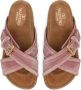 Valentino Garavani Fussfriend fluwelen slippers Roze - Thumbnail 4