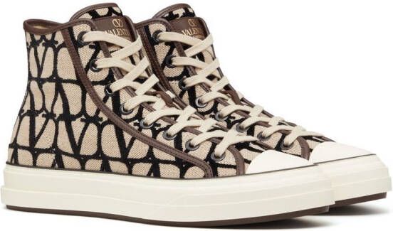 Valentino Garavani High-top sneakers Beige