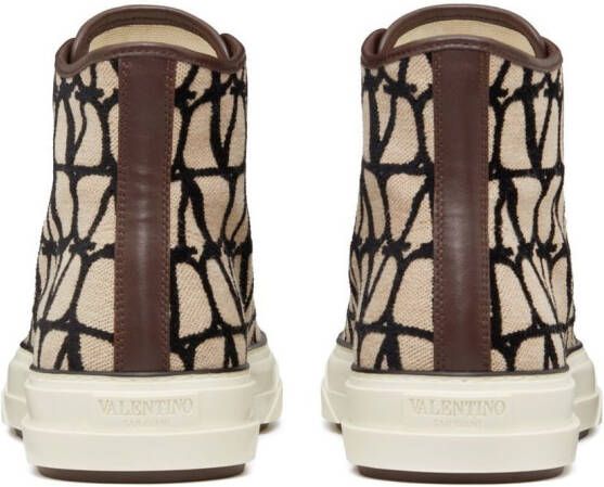 Valentino Garavani High-top sneakers Beige