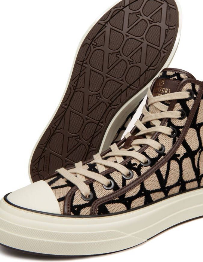 Valentino Garavani High-top sneakers Beige