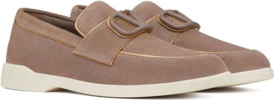 Valentino Garavani Leisure Flows leren loafers Bruin