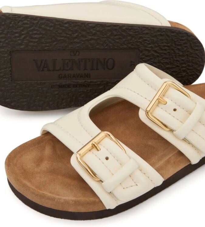 Valentino Garavani Leren sandalen Wit
