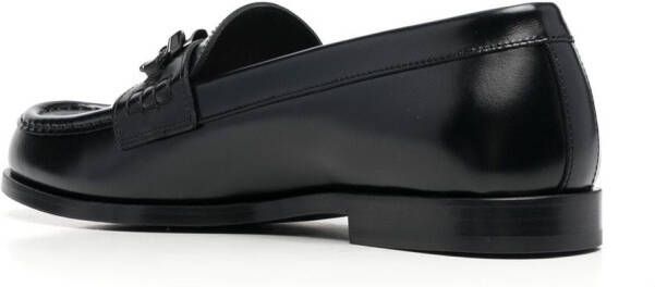 Valentino Garavani VLogo Chain leren loafers Zwart