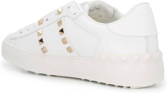 Valentino Garavani Rockstud Untitled leren sneakers Wit