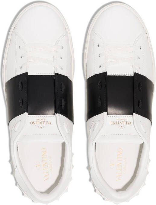 Valentino Garavani Open Skate leren sneakers Wit