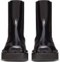 Valentino Garavani M-Way Rockstud Beatle 50mm leren laarzen Zwart - Thumbnail 4