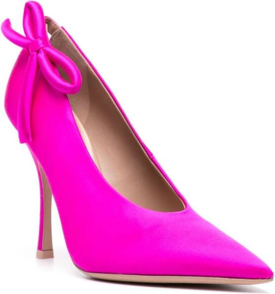 Valentino Garavani Nite-Out satijnen pumps Roze