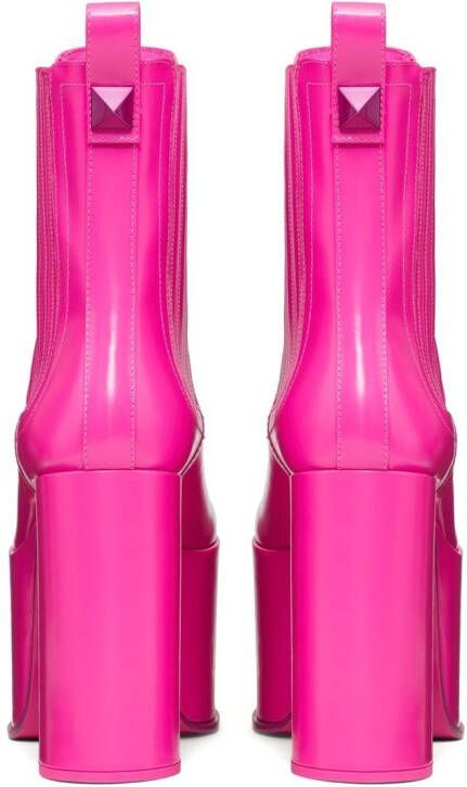 Valentino Garavani One laarzen met plateauzool Roze