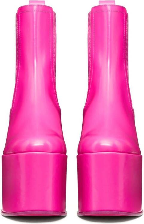 Valentino Garavani One laarzen met plateauzool Roze