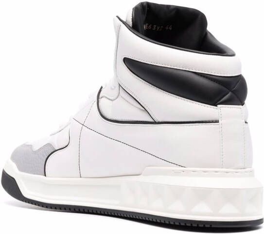 Valentino Garavani One Stud high-top sneakers Wit