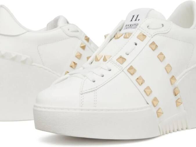 Valentino Garavani Open Disco sneakers met 85mm sleehak Wit