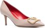 Valentino Garavani Pumps met logoplakkaat Beige - Thumbnail 2