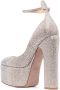 Valentino Garavani Tan-Go pumps met plateauzool Zilver - Thumbnail 3