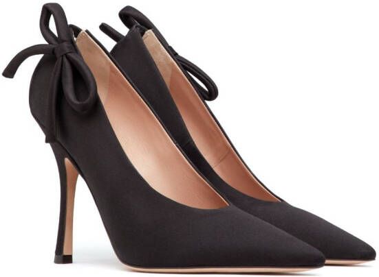 Valentino Garavani Nite-Out satijnen pumps (110 mm) Zwart