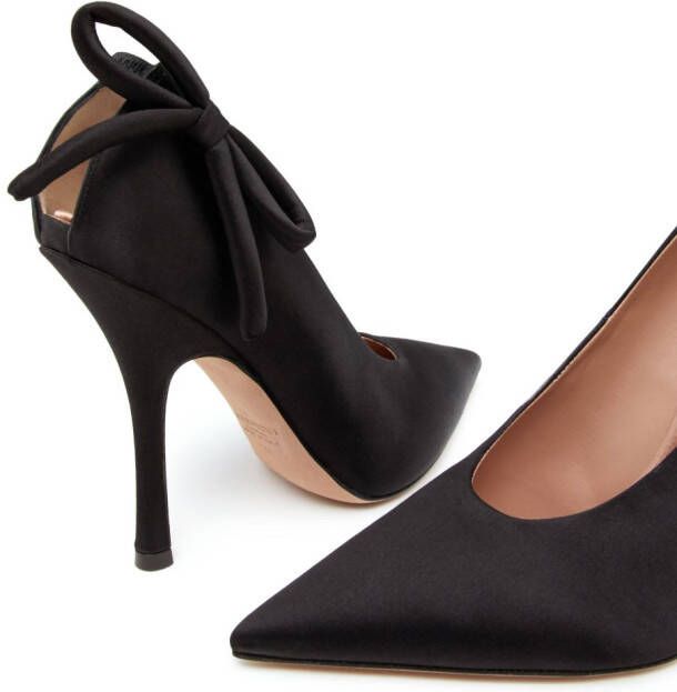 Valentino Garavani Nite-Out satijnen pumps (110 mm) Zwart