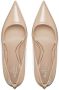 Valentino Garavani Pumps met puntige neus en studs Beige - Thumbnail 4