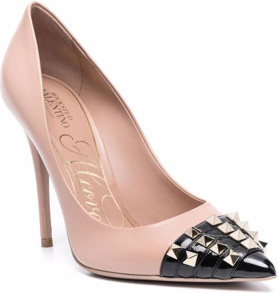 Valentino Garavani Pumps met studs Roze