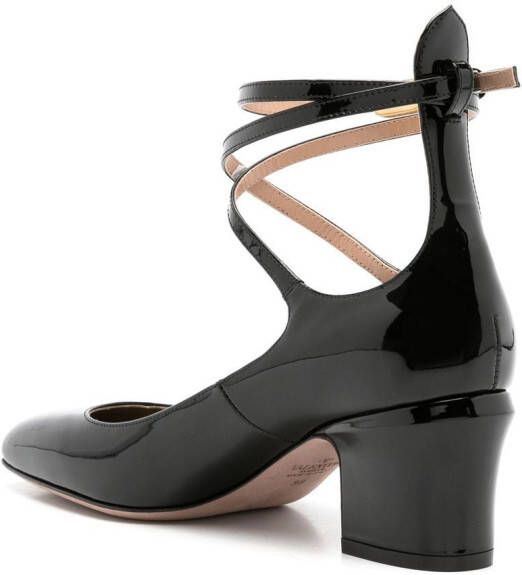 Valentino Garavani 60mm Tan-Go lakleren pumps Zwart
