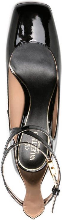 Valentino Garavani 60mm Tan-Go lakleren pumps Zwart