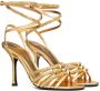 Valentino Garavani Rockstud pumps verfraaid met kristallen Goud - Thumbnail 2