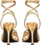 Valentino Garavani Rockstud pumps verfraaid met kristallen Goud - Thumbnail 3