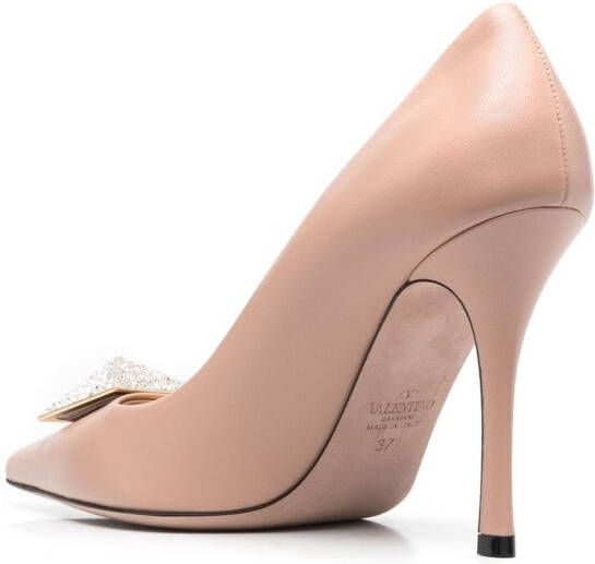 Valentino Garavani Pumps verfraaid met kristallen Roze